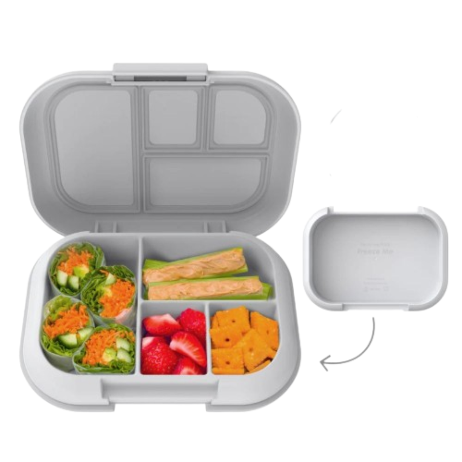 LONCHERA BENTGO BGOCHL Y GRIS KIDS CHILL LUNCH BOX - 1