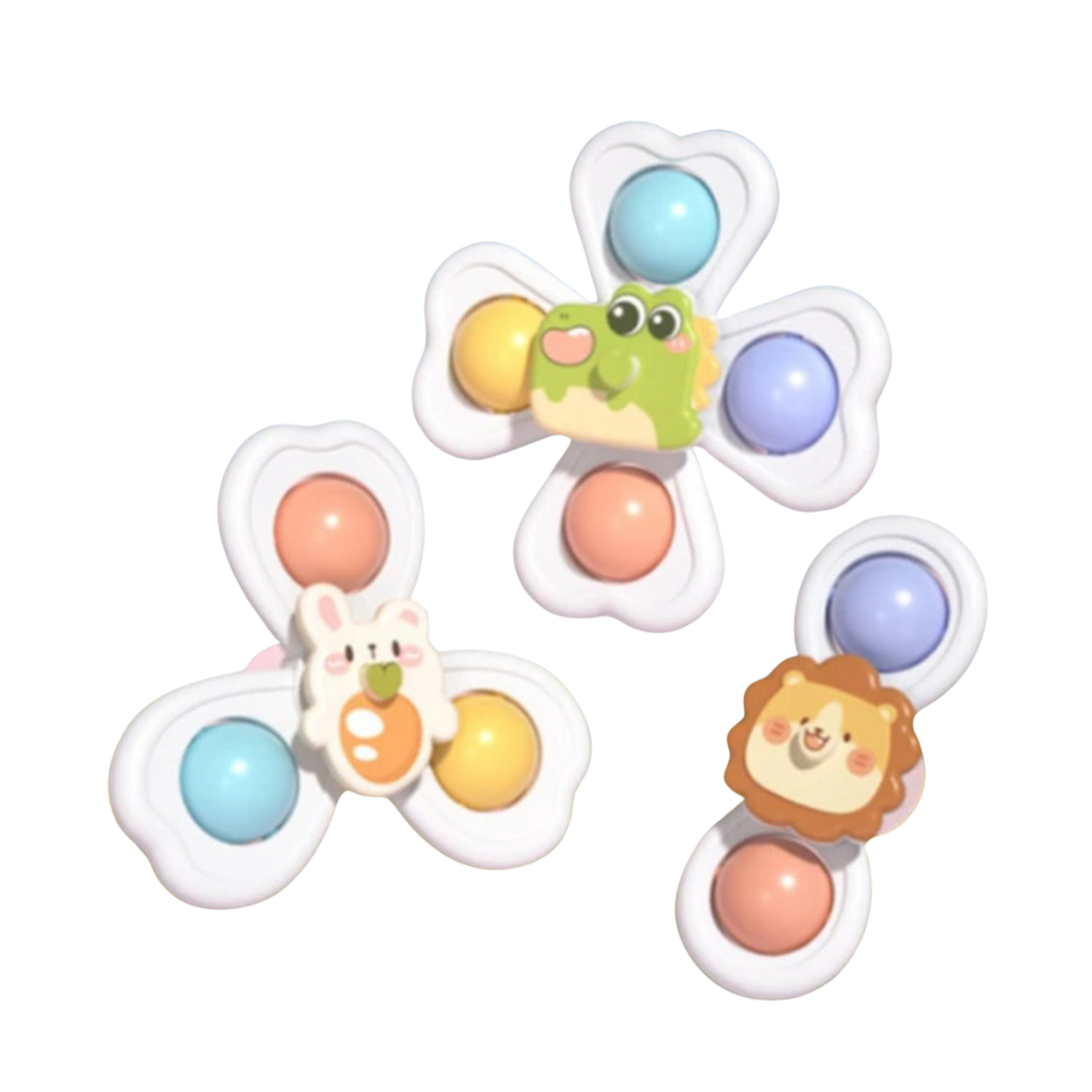 SPINNER MARVELOUS JUGUETE GIRATORIO CON VENTOSA PARA BEBE - SETX3 PZS - 1