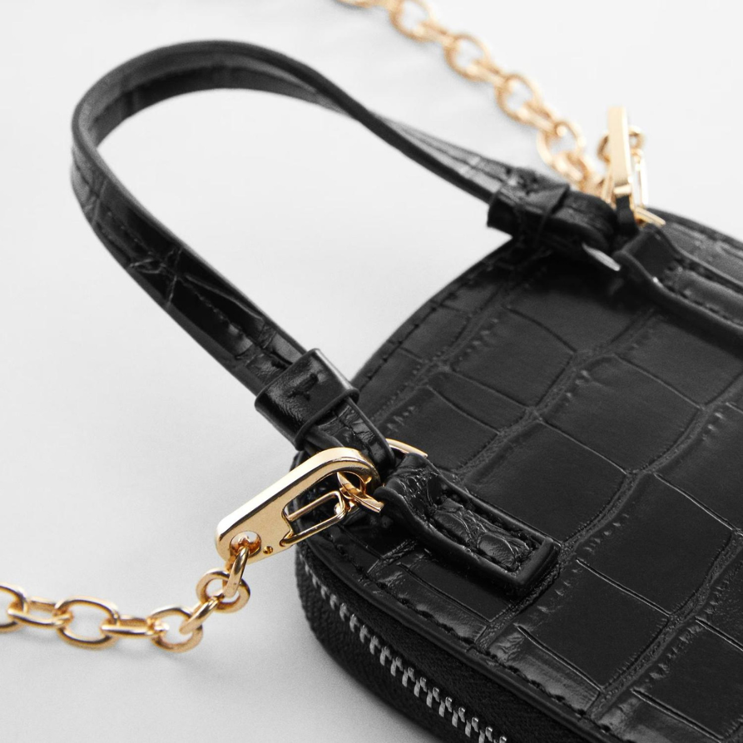 CROSSBODY MARVELOUS 330255 NEGRO PORTA CELULAR MANGO LETICIA - 3