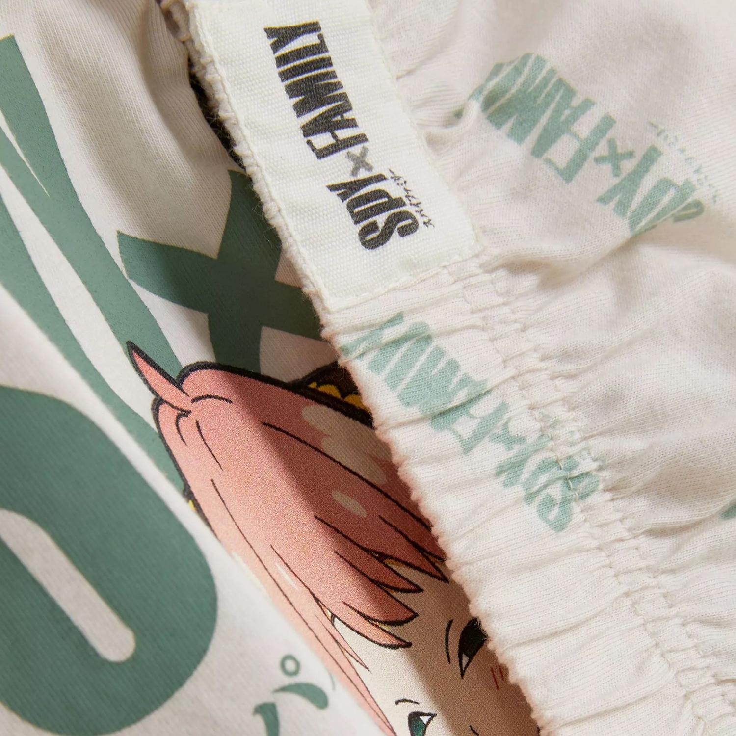 PIJAMA ALGODÓN MUJER SPY X FAMILY BEIGE 991114827606 CORTA - 2 PIEZAS - 4