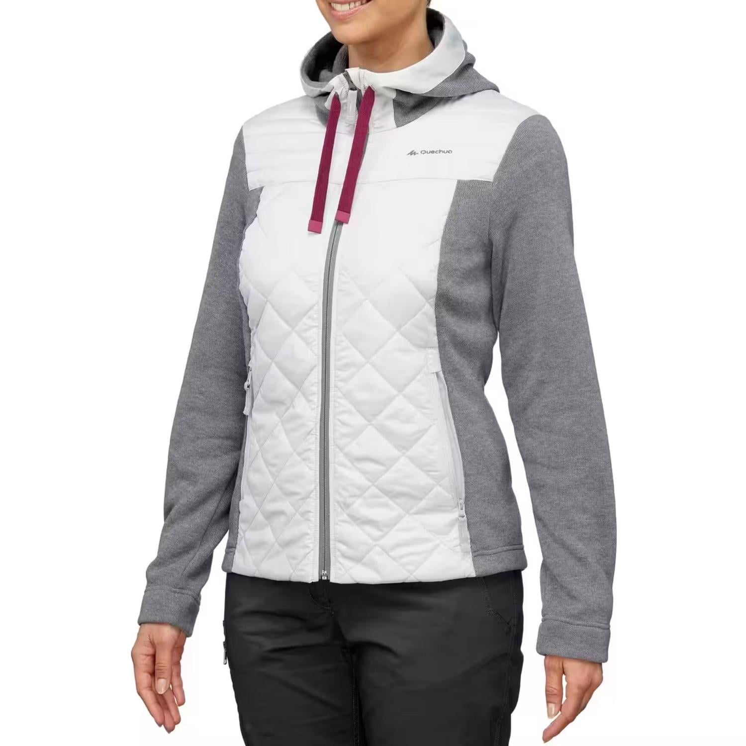 CASACA CON CAPUCHA DE SENDERISMO QUECHUA NH100 HYBRID - 1