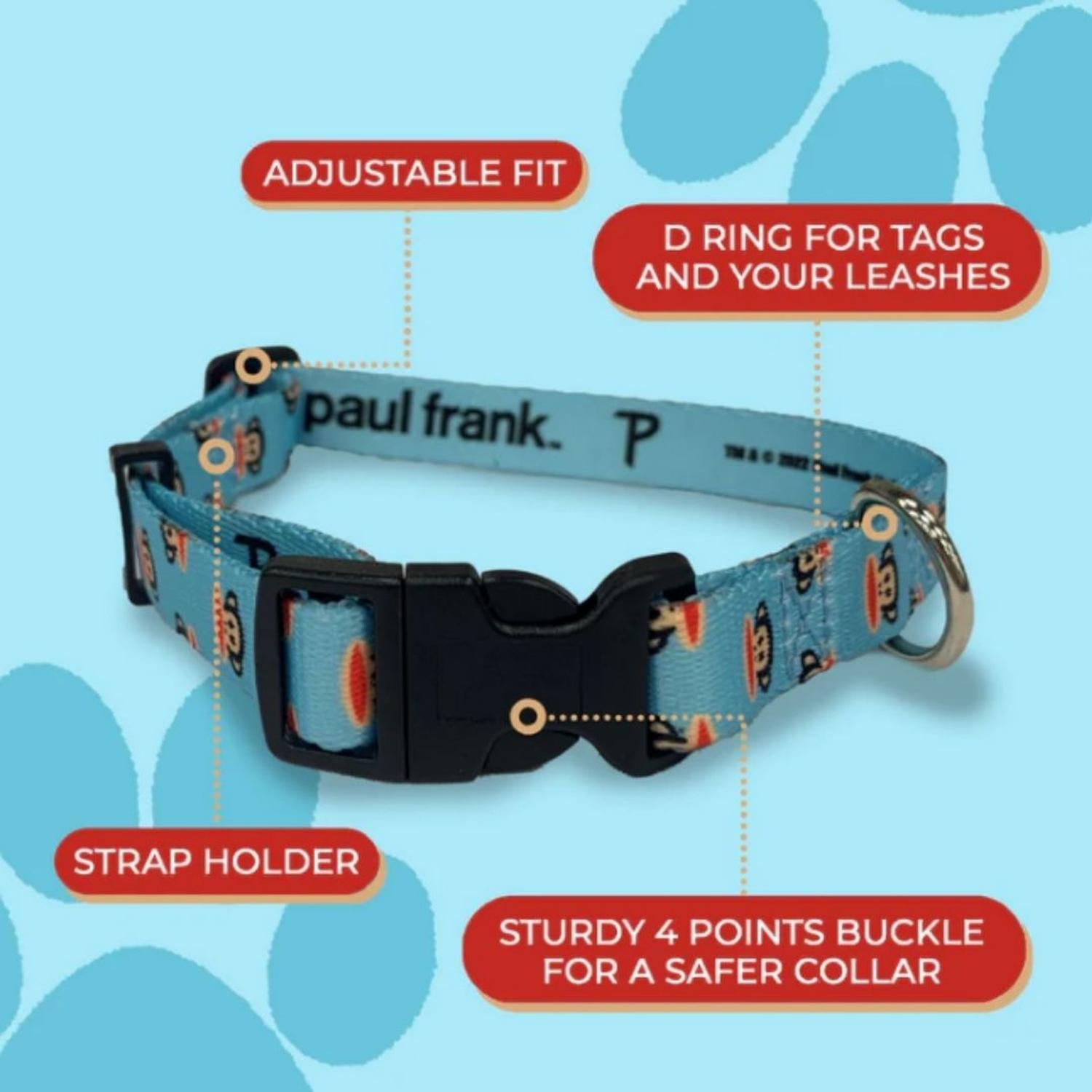 COLLAR PERROS PAUL FRANK AJUSTABLE JULIUS - 5