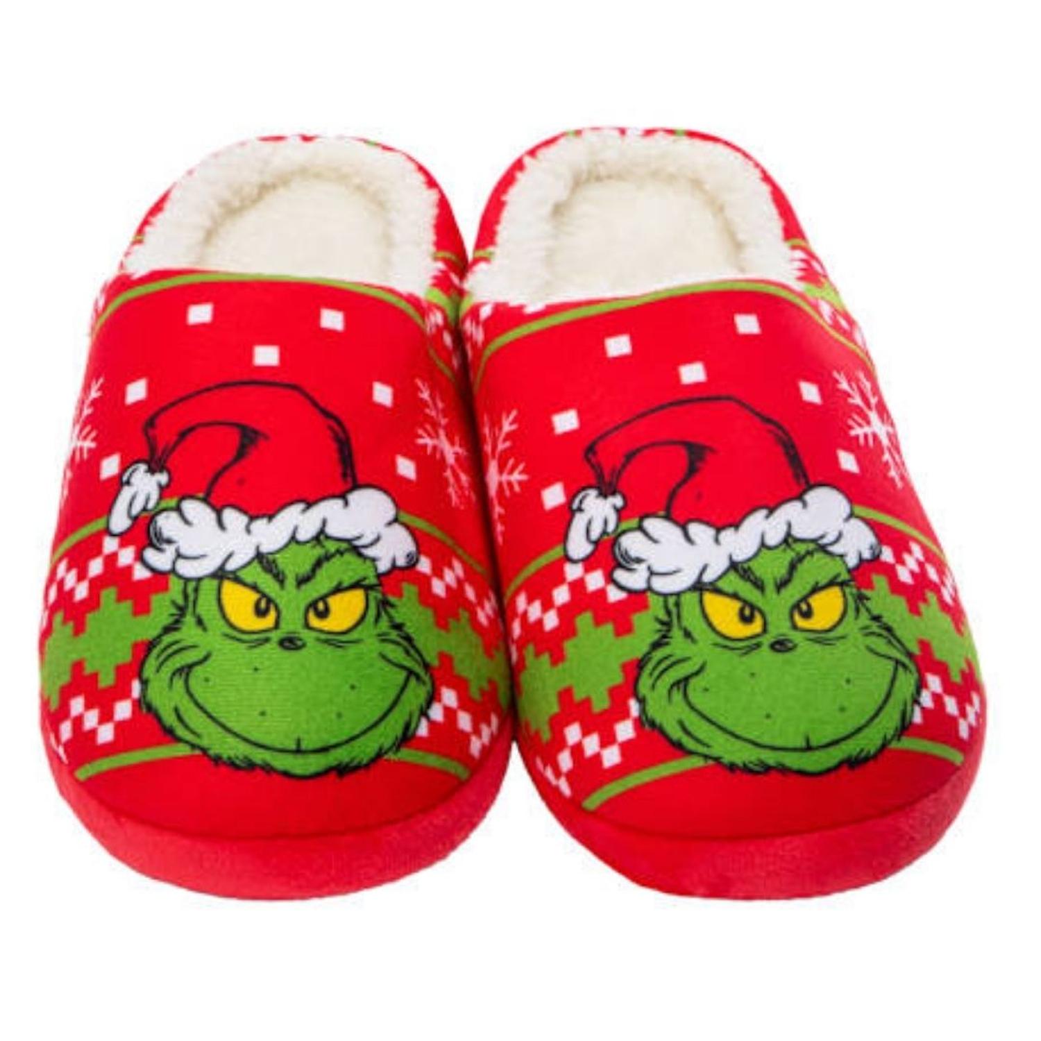 PANTUFLAS MUJER THE GRINCH VERDE 9160774 NAVIDEÑAS DR. SEUSS - 3