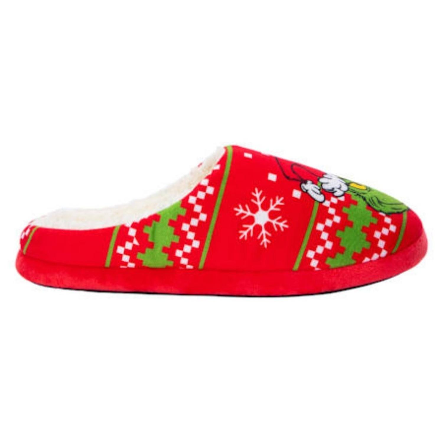 PANTUFLAS MUJER THE GRINCH VERDE 9160774 NAVIDEÑAS DR. SEUSS - 4