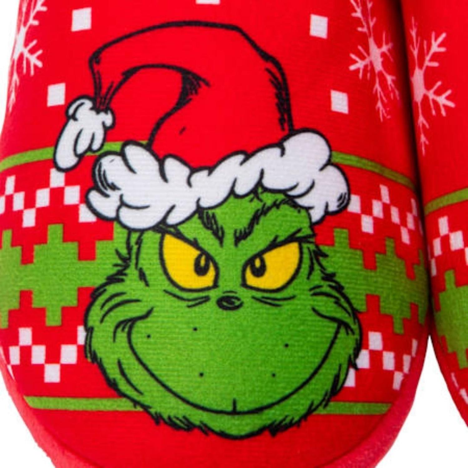 PANTUFLAS MUJER THE GRINCH VERDE 9160774 NAVIDEÑAS DR. SEUSS - 6