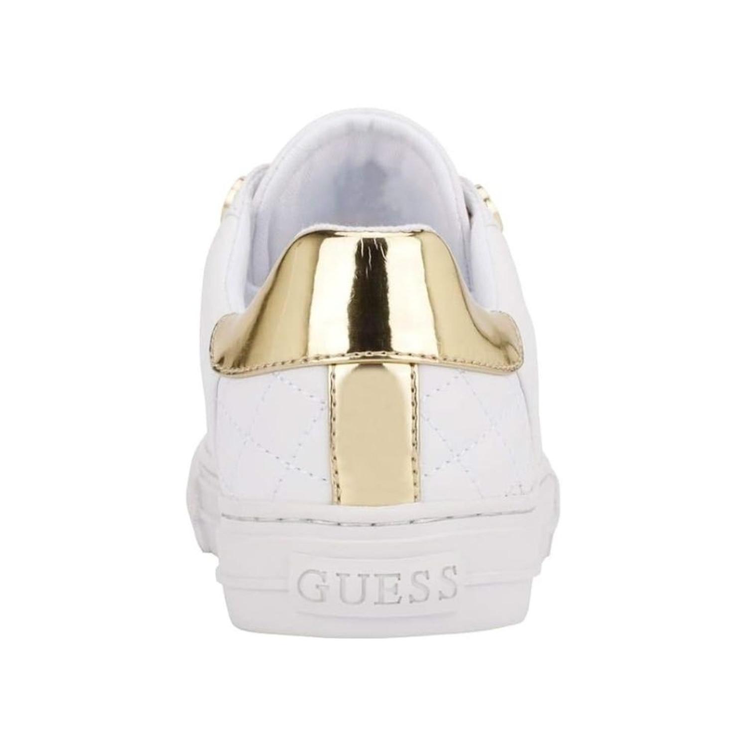 ZAPATILLA DE MUJER GUESS LOVEN - BLANCA - 4