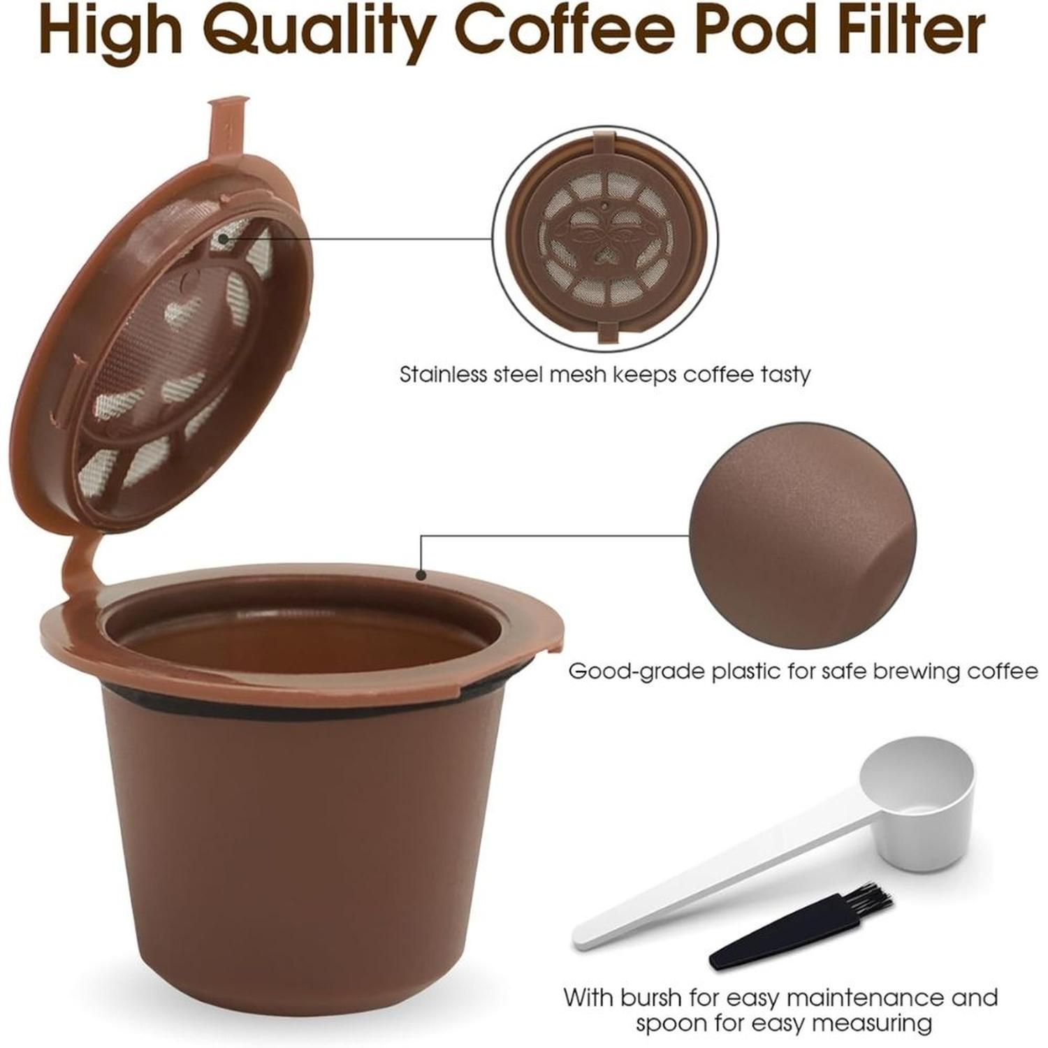 CAPSULAS DE CAFÉ REUTILIZABLES PARA NESPRESSO - 6 UNIDADES - 3