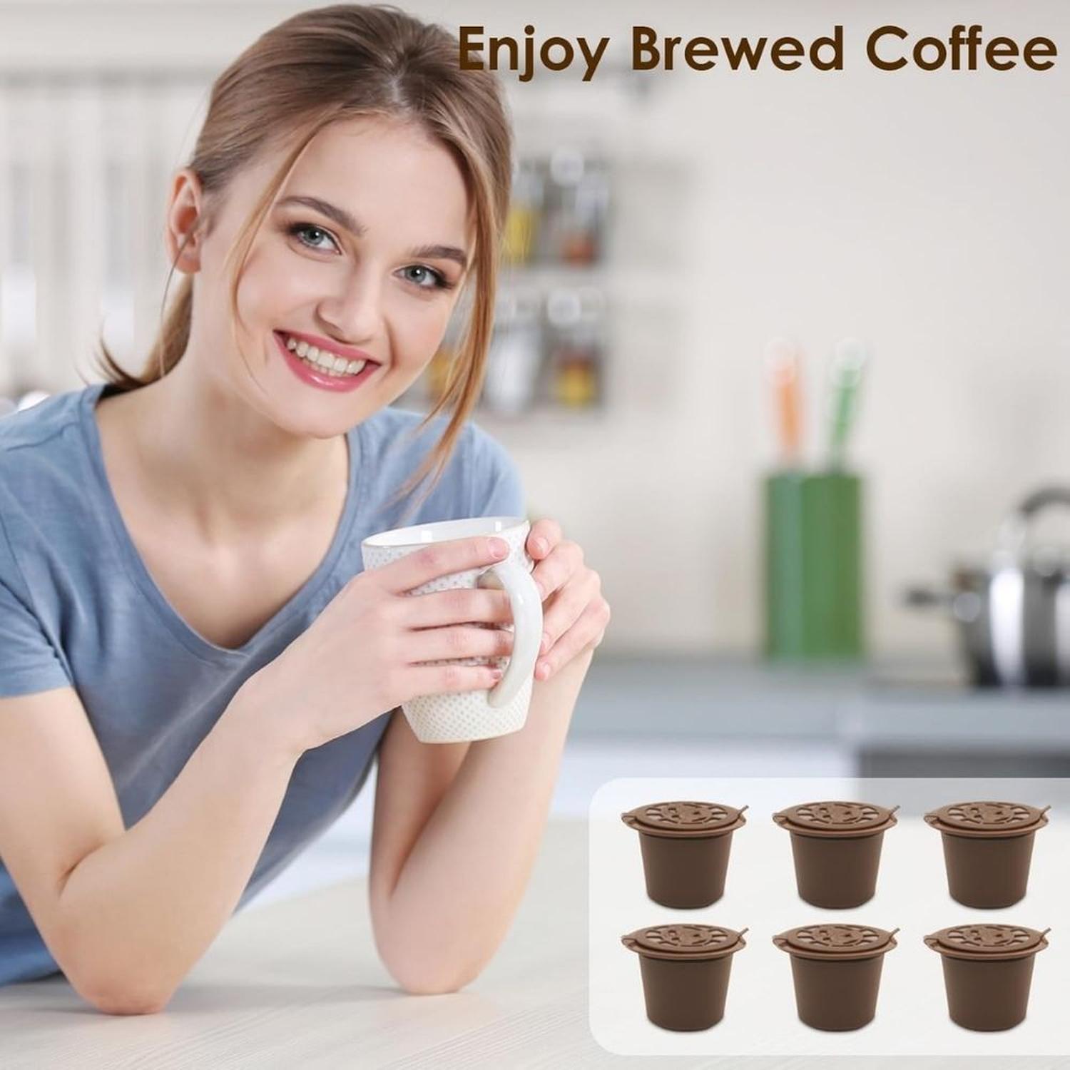 CAPSULAS DE CAFÉ REUTILIZABLES PARA NESPRESSO - 6 UNIDADES - 6