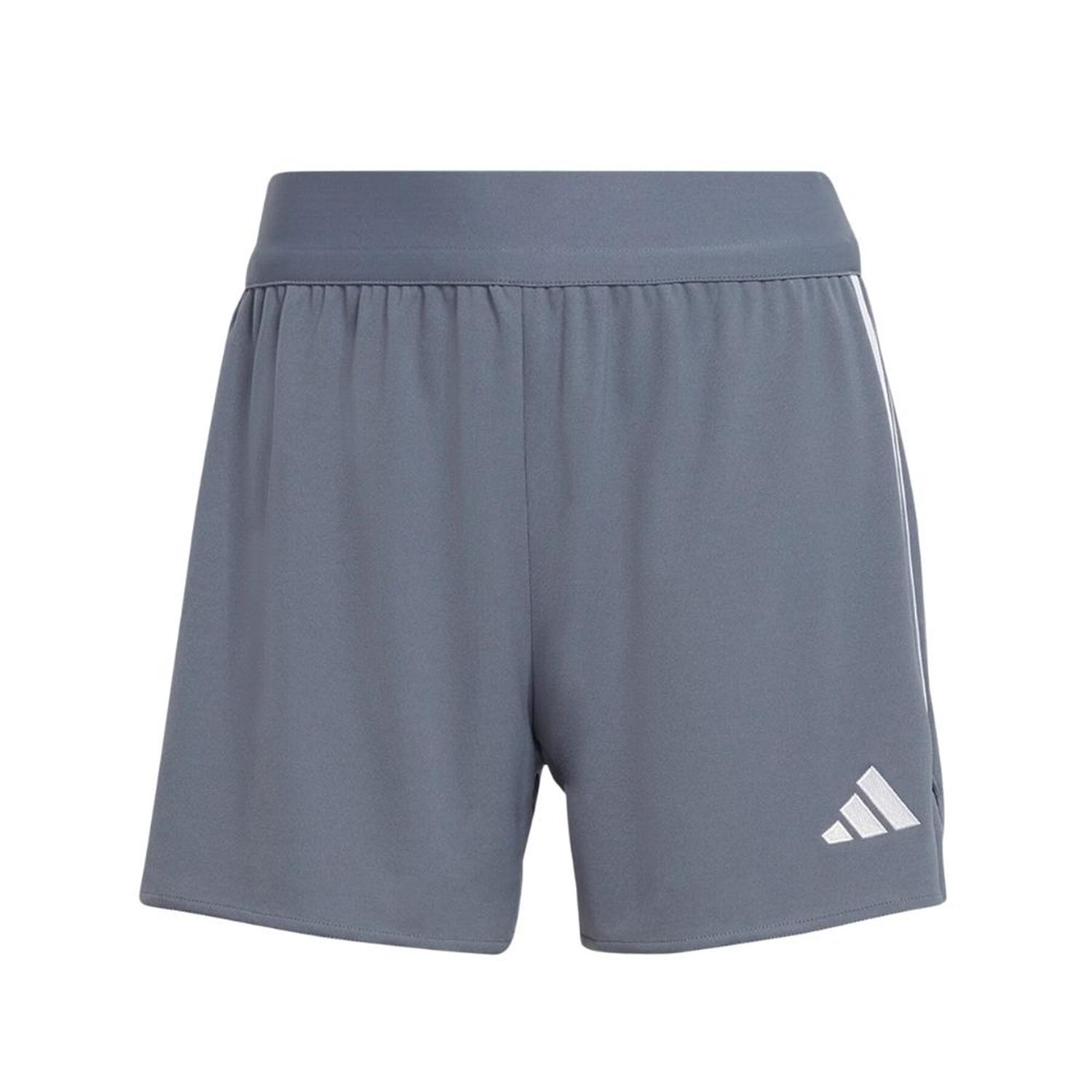 SHORT MUJER ADIDAS TIRO23- GRIS - 1