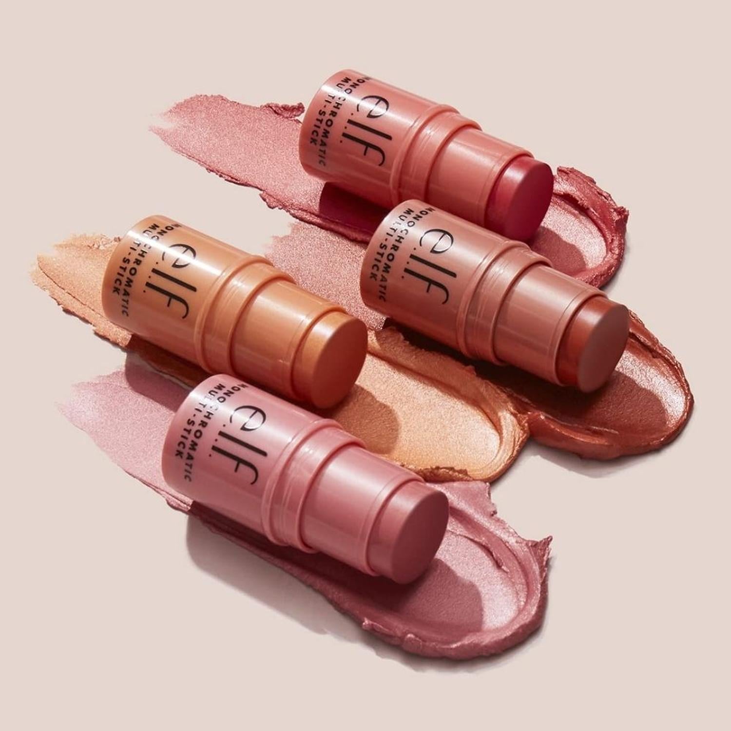 BARRA MULTIUSOS MONOCROMÁTICO E.L.F. LABIOS, MEJILLAS Y OJOS - SPARKLING ROSE - 5