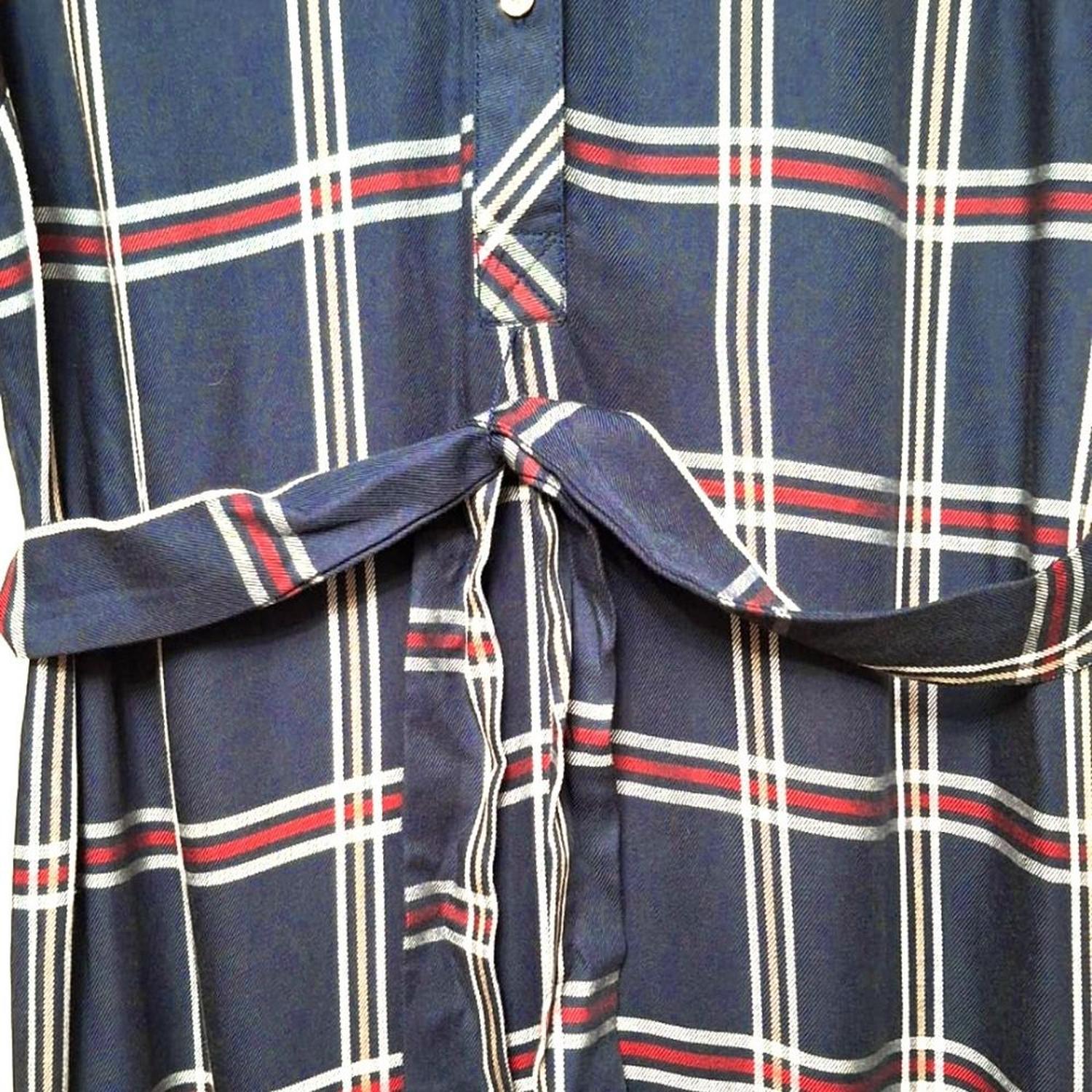 VESTIDO ALGODÓN MUJER TOMMY HILFIGER A4GN1324 AZUL - 3