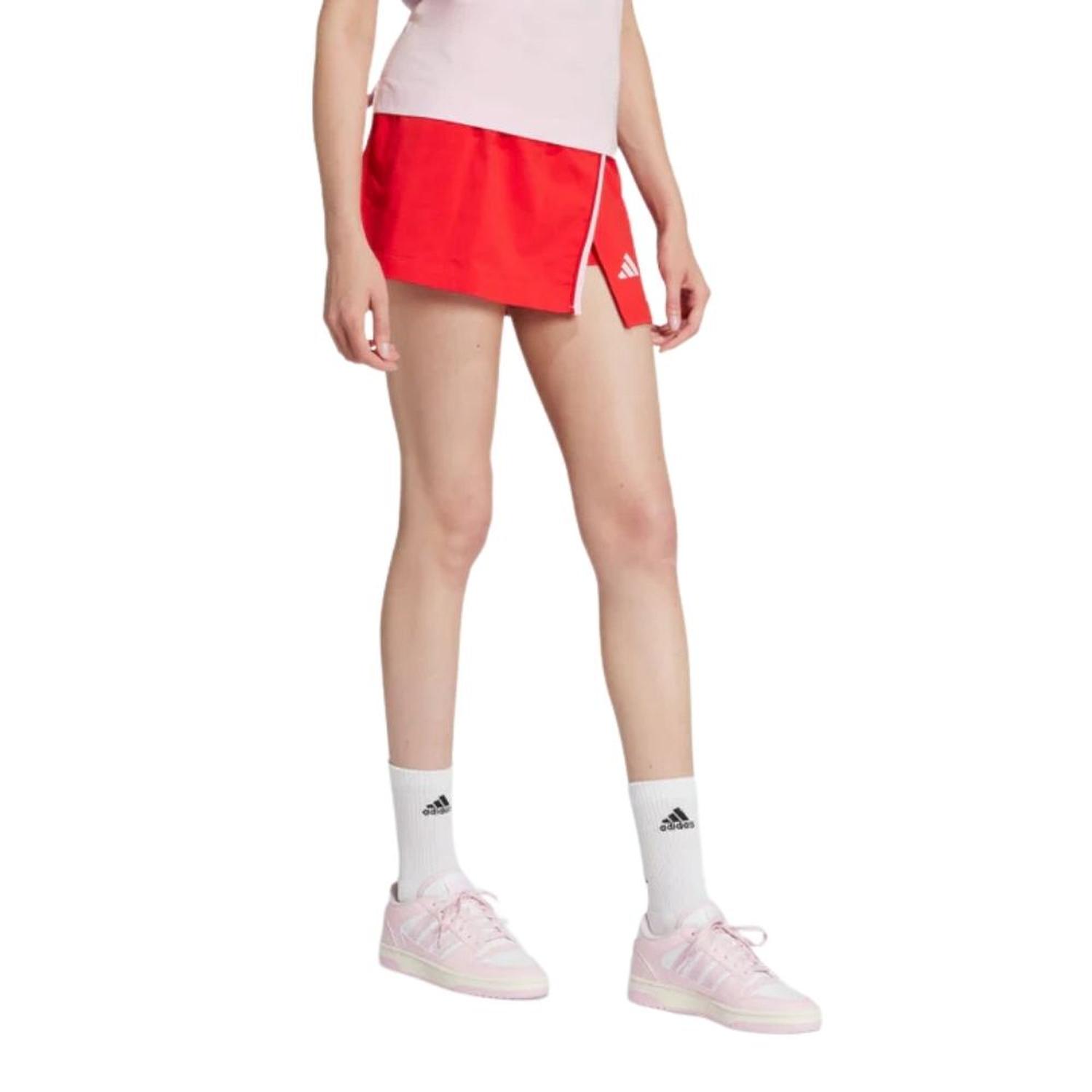 SHORT MUJER ADIDAS COLORPOP FALDA ESSENTIALS POP ROJO - 1