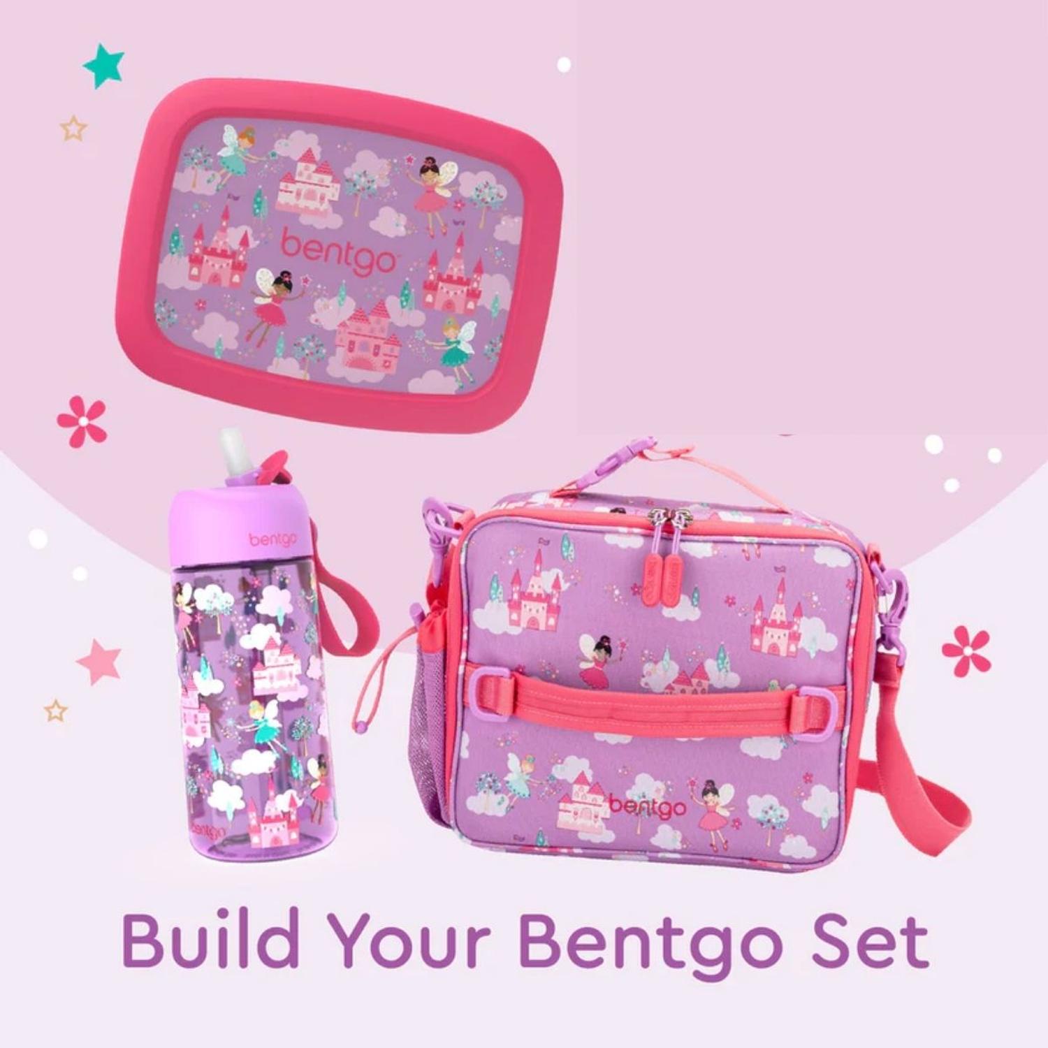 SET BENTGO HADITAS ROSADO LONCHERA PORTA LONCHERA Y TOMATODO - 2