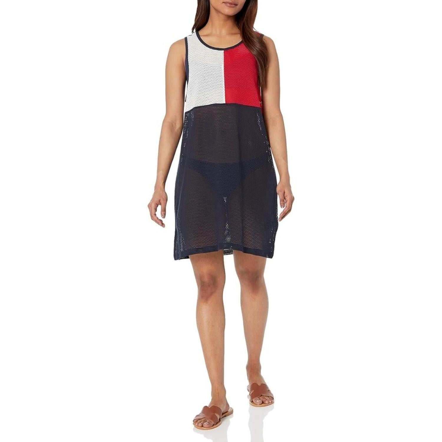 VESTIDO SALIDA DE PLAYA TOMMY HILFIGER COLORBLOCKED - 1
