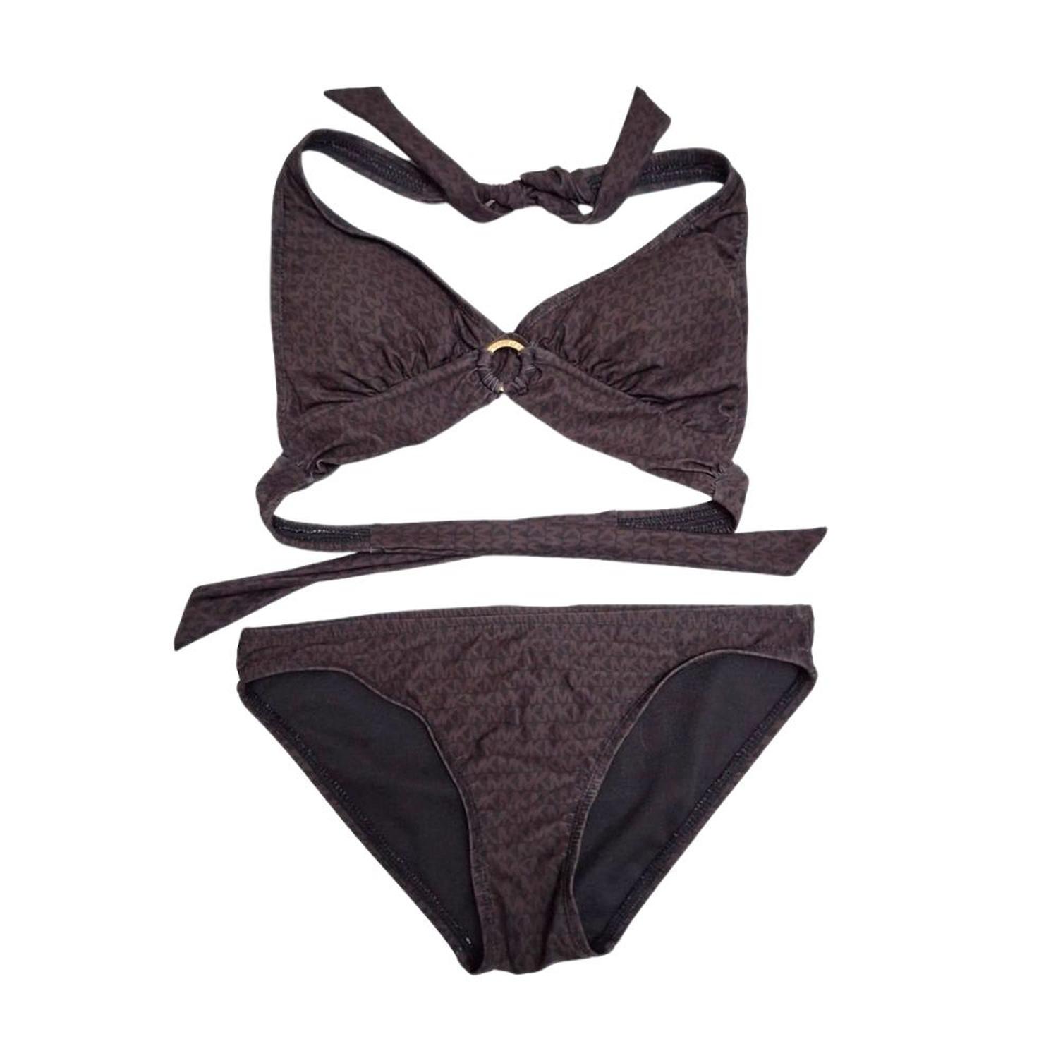 BIKINI MICHAEL KORS MONOGRAM - MARRON - 1
