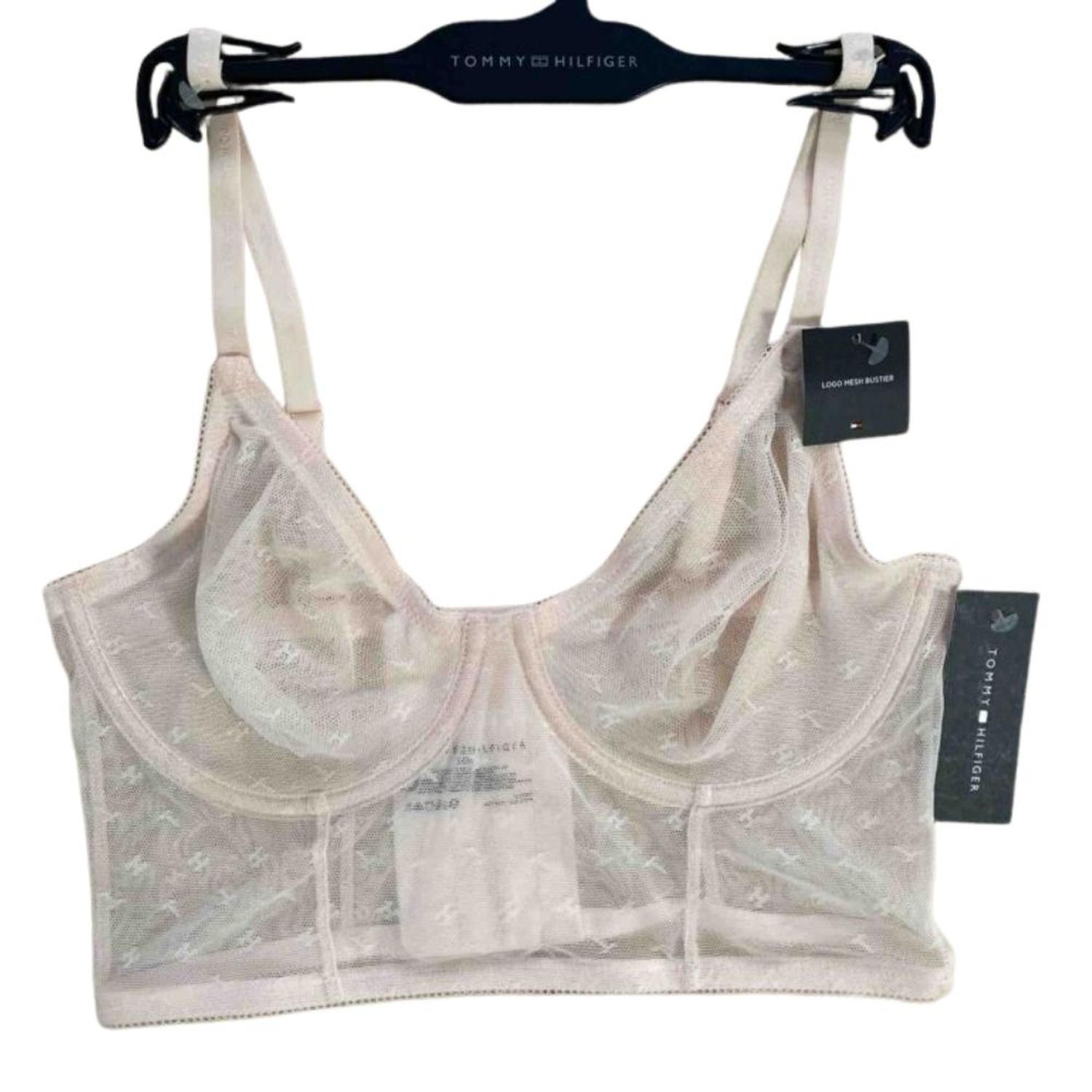 BRASIER BUSTIER TOMMY HILFIGER MESH ROSEWATER - 1