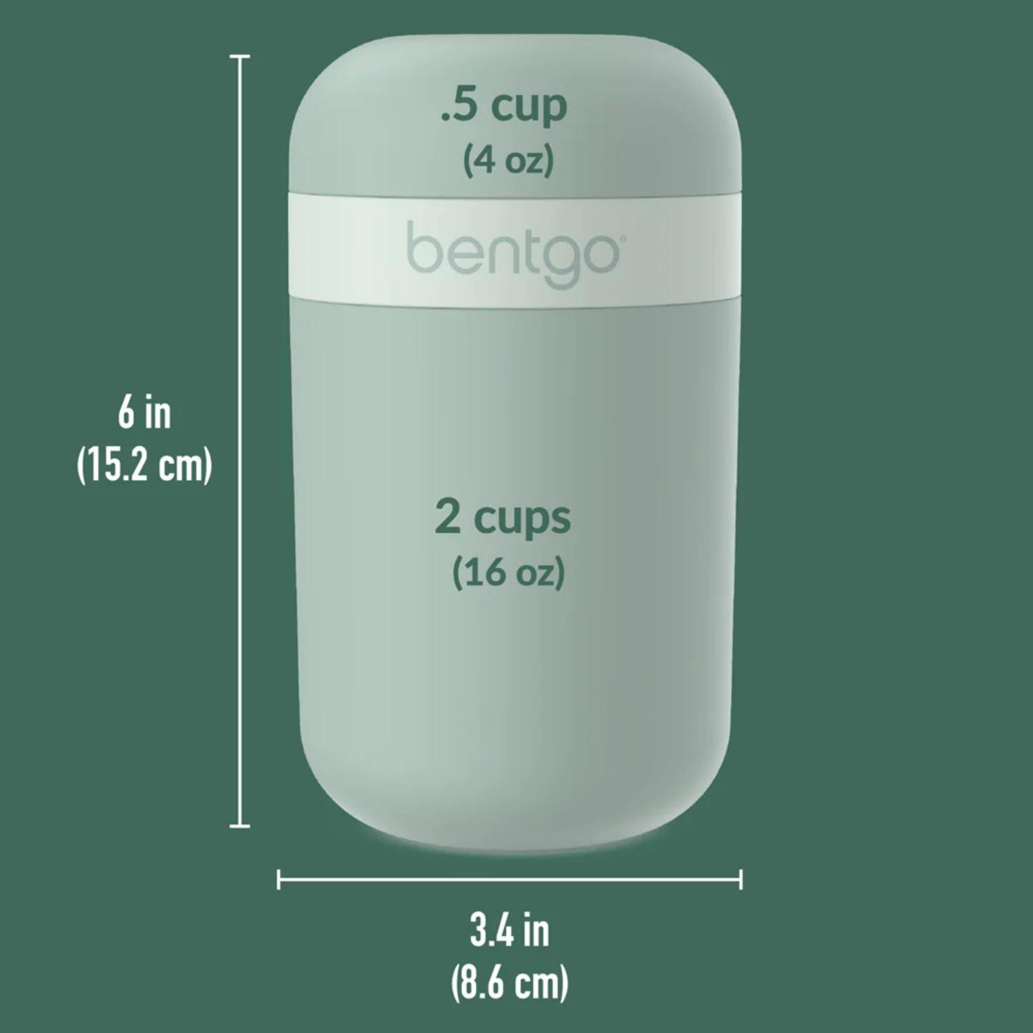 LONCHERA BENTGO BGSNKCP MG VERDE SNACK CUP MENTA - 5