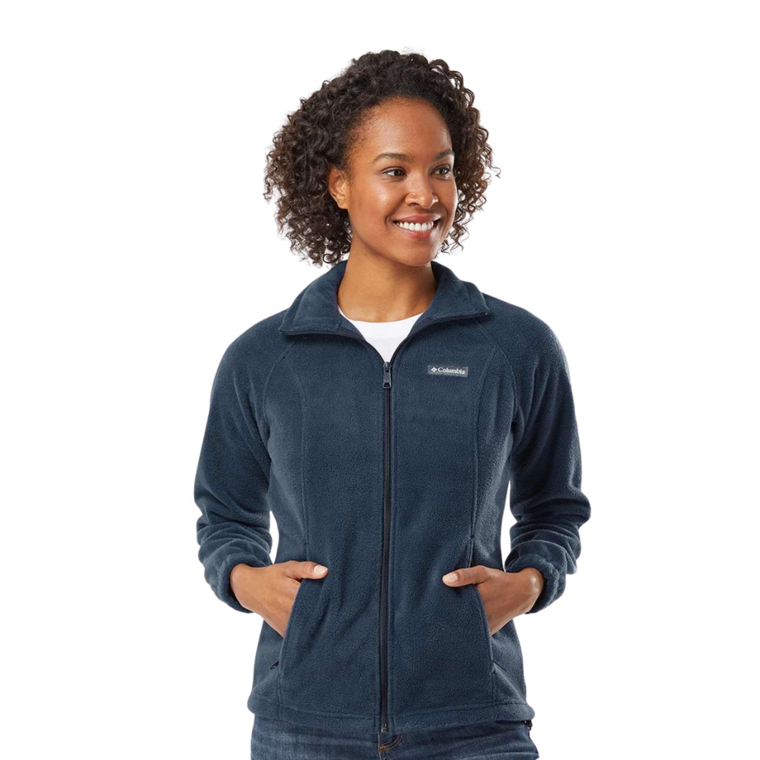 Giacca In Pile Columbia Sawyer Rapids 2.0 Donna – Blu – Chiusura Lampo, Tasche, Polsini Elastici – Morbida E Calda