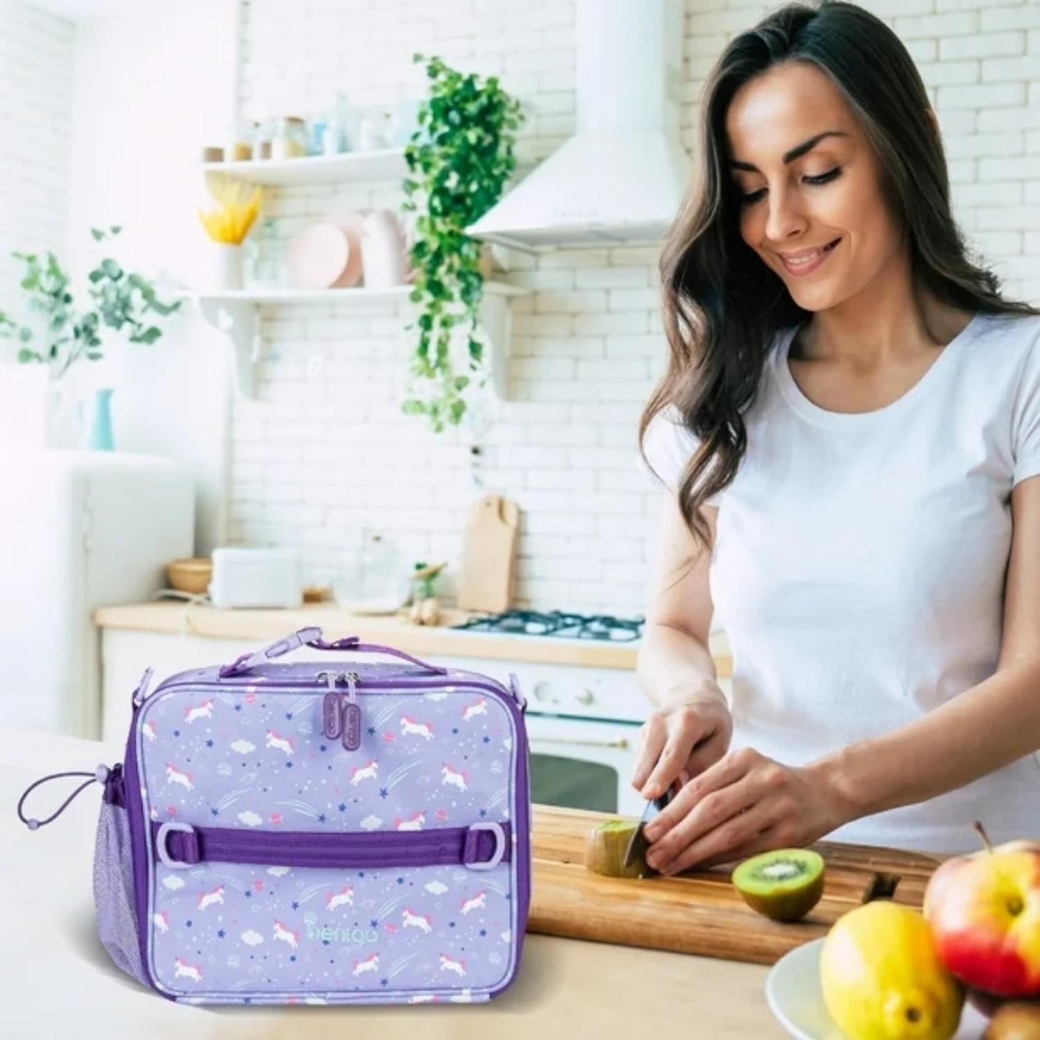PORTA LONCHERA BENTGO KIDS LUNCH BAG - UNICORNIO CLARO - 2
