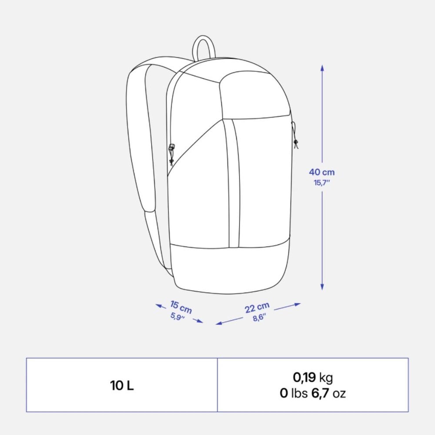 MOCHILA DE MONTAÑA Y SENDERISMO 10L QUECHUA NH100 - 4