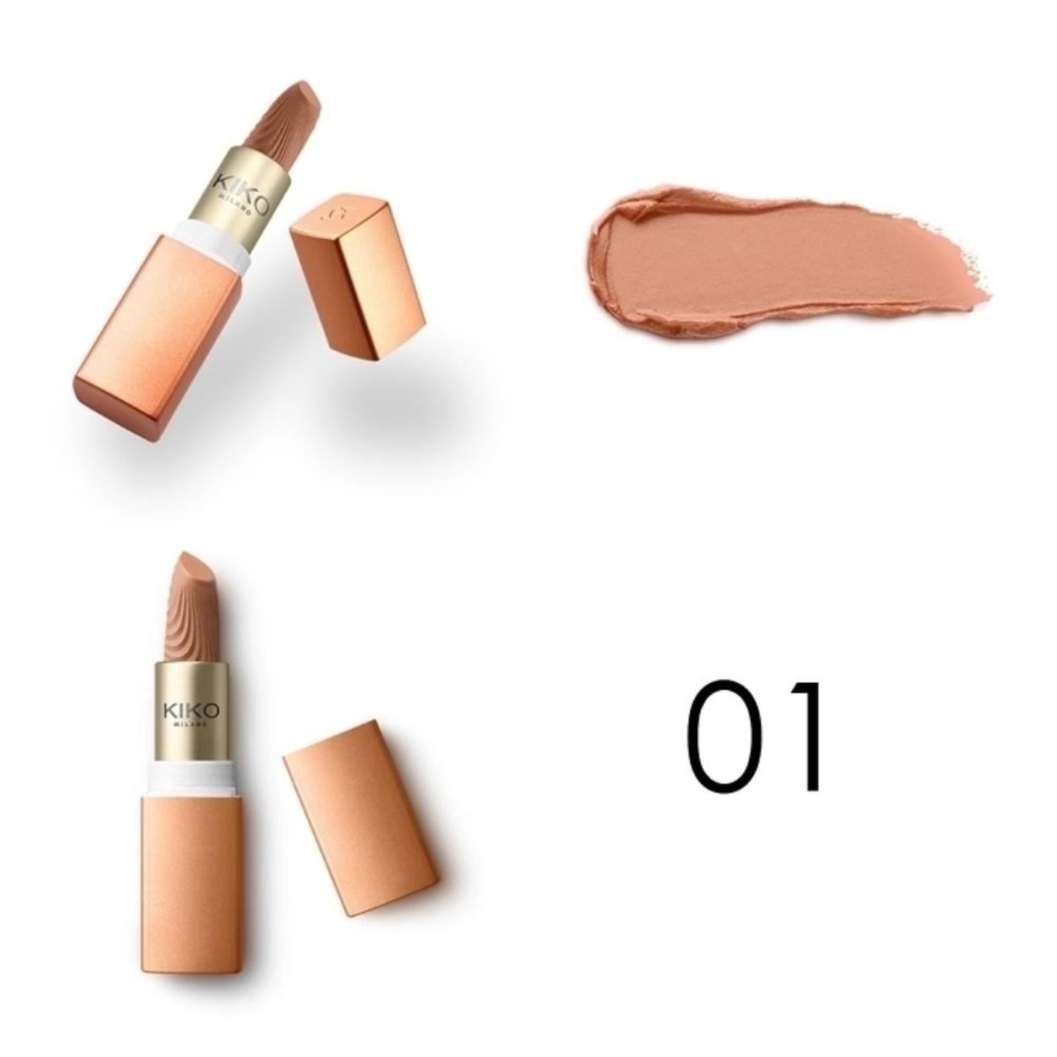 LABIAL KIKO CREATE YOUR BALANCE DEFINITION BOOST - 01 FIERY ELEGANCE - 4