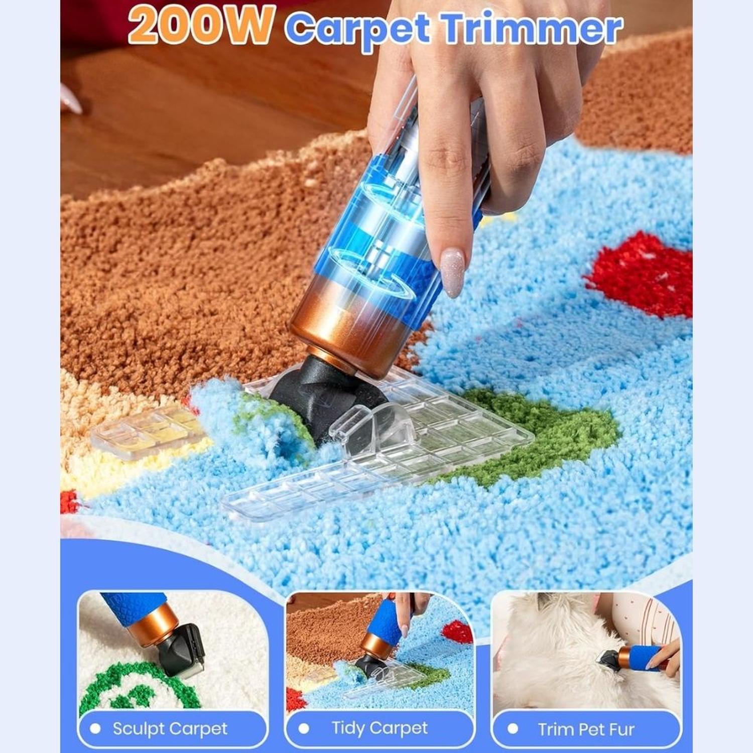 SET DE TUFTING: PISTOLA 2 EN 1, RECORTADOR Y ACCESORIOS - 6