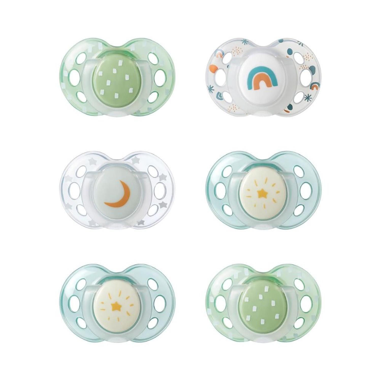 PACKX6 CHUPONES TOMMEE TIPPEE 18-36 MESES - 1