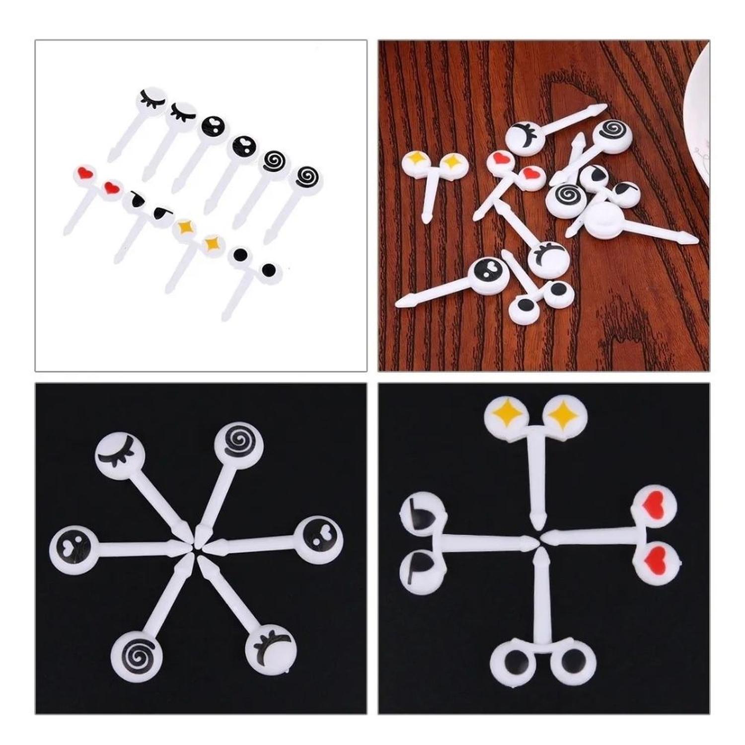 PICKER O MONDADIENTES EN FORMA DE OJITOS - 20 UNIDADES - 3