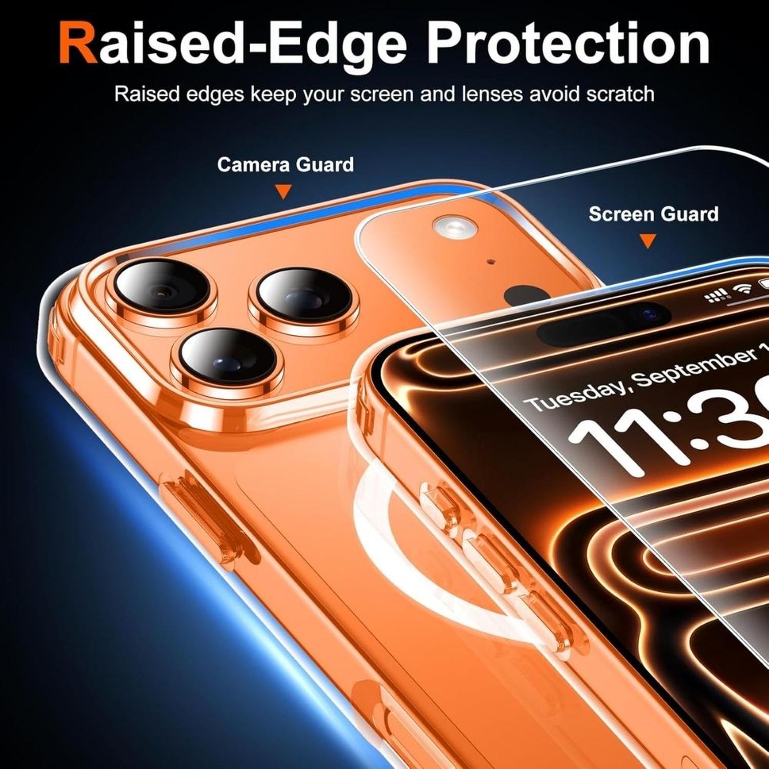 CASE TRANSPARENTE PARA IPHONE 17 PRO MAX + PROTECTOR DE PANTALLA - 4