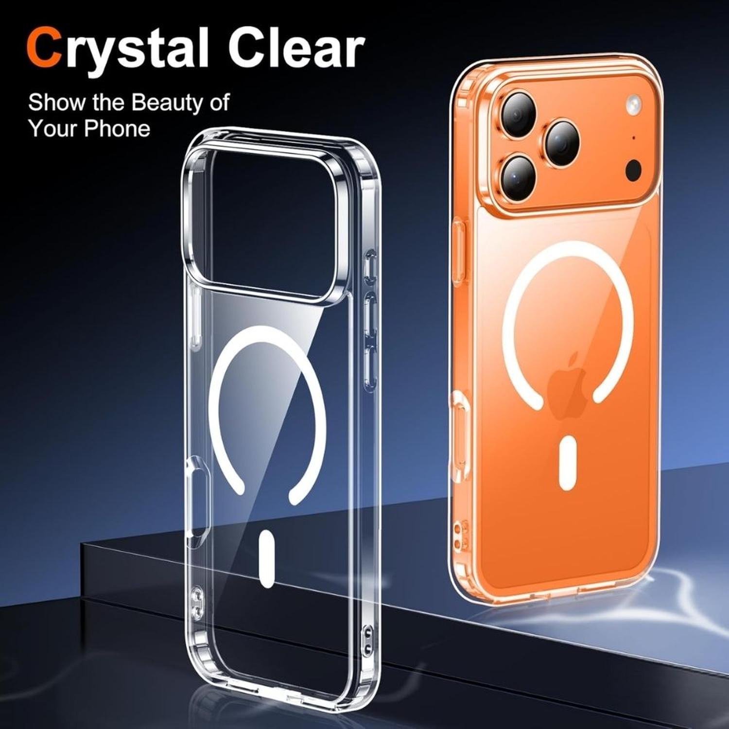 CASE TRANSPARENTE PARA IPHONE 17 PRO MAX + PROTECTOR DE PANTALLA - 6