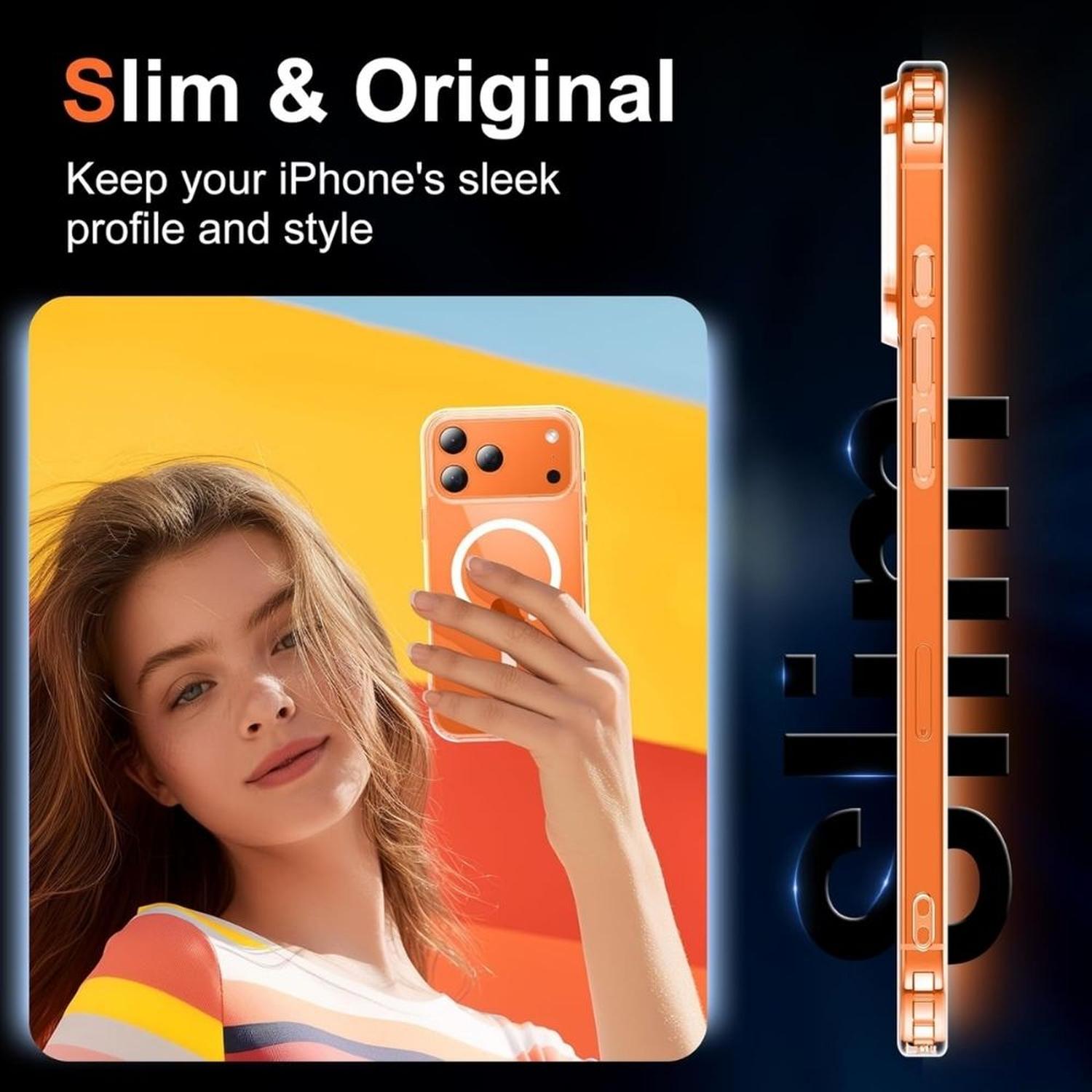 CASE TRANSPARENTE PARA IPHONE 17 PRO MAX + PROTECTOR DE PANTALLA - 7