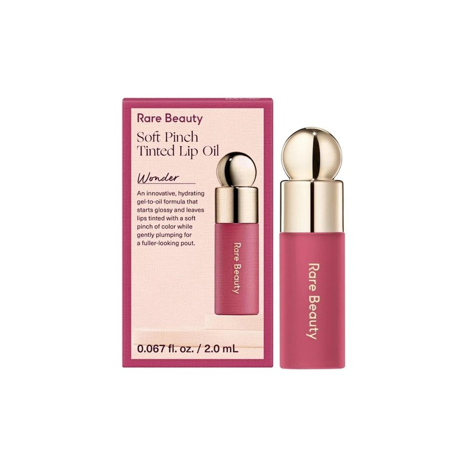 MINI ACEITE LABIAL CON COLOR RARE BEAUTY TINTED LIP OIL - WONDER - 1