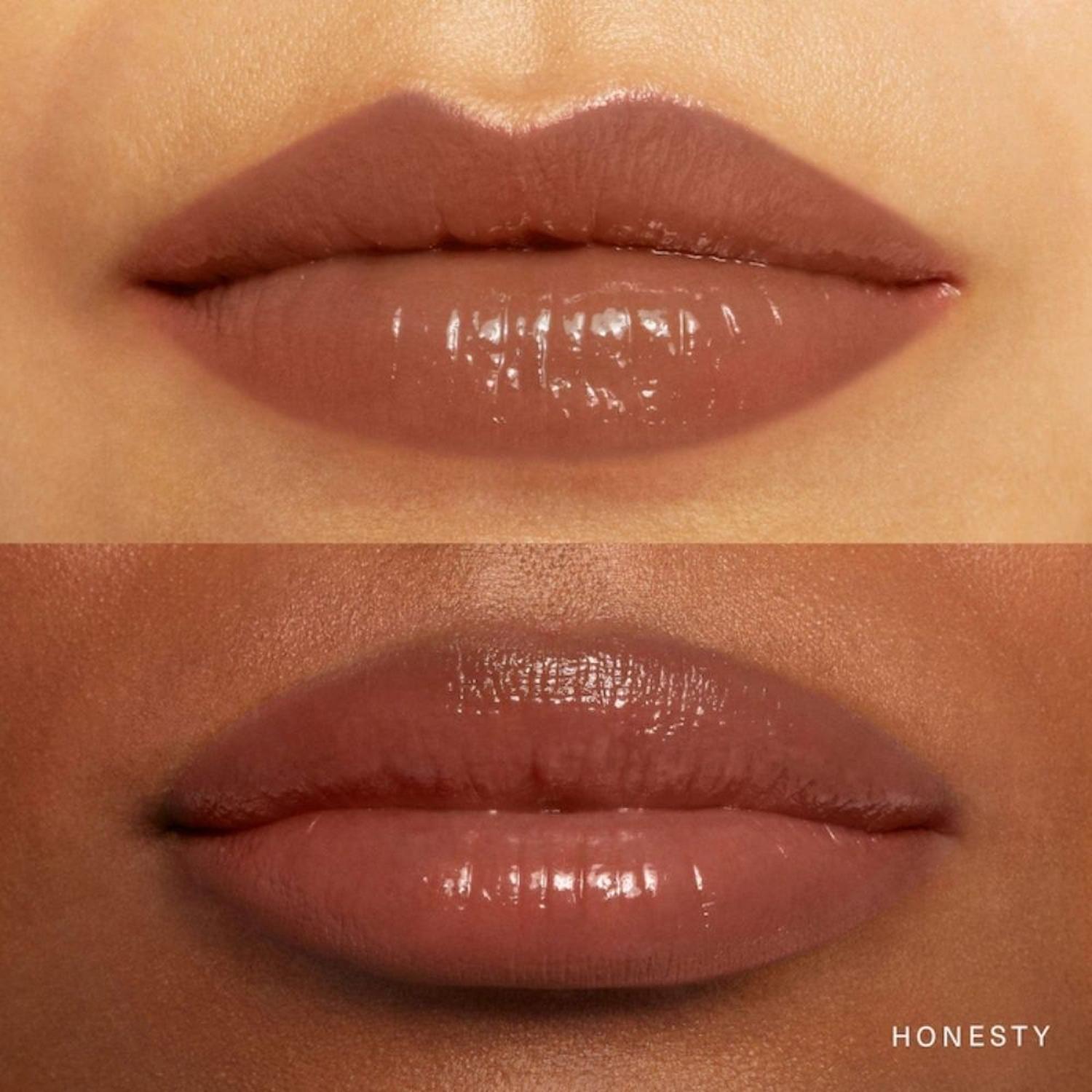 MINI ACEITE LABIAL CON COLOR RARE BEAUTY TINTED LIP OIL - HONESTY - 2