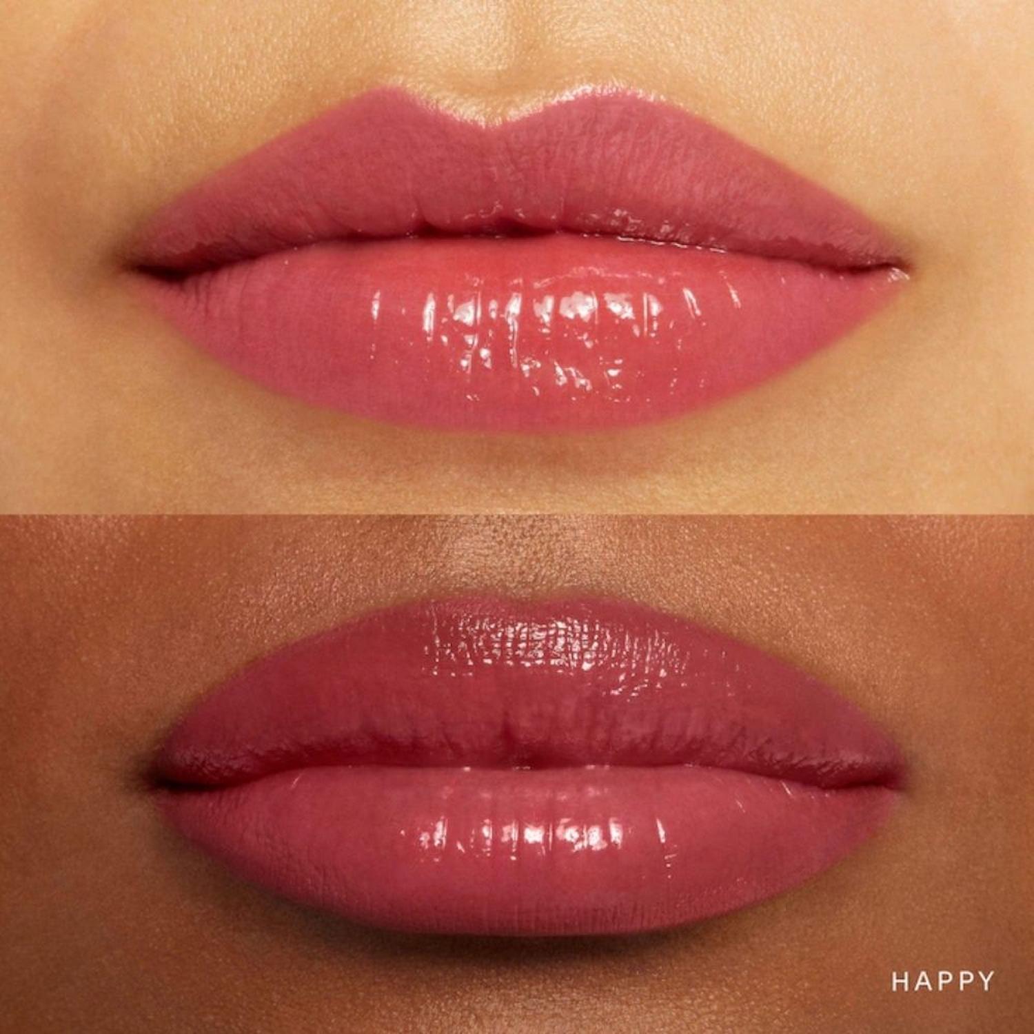 MINI ACEITE LABIAL CON COLOR RARE BEAUTY TINTED LIP OIL - HAPPY - 2