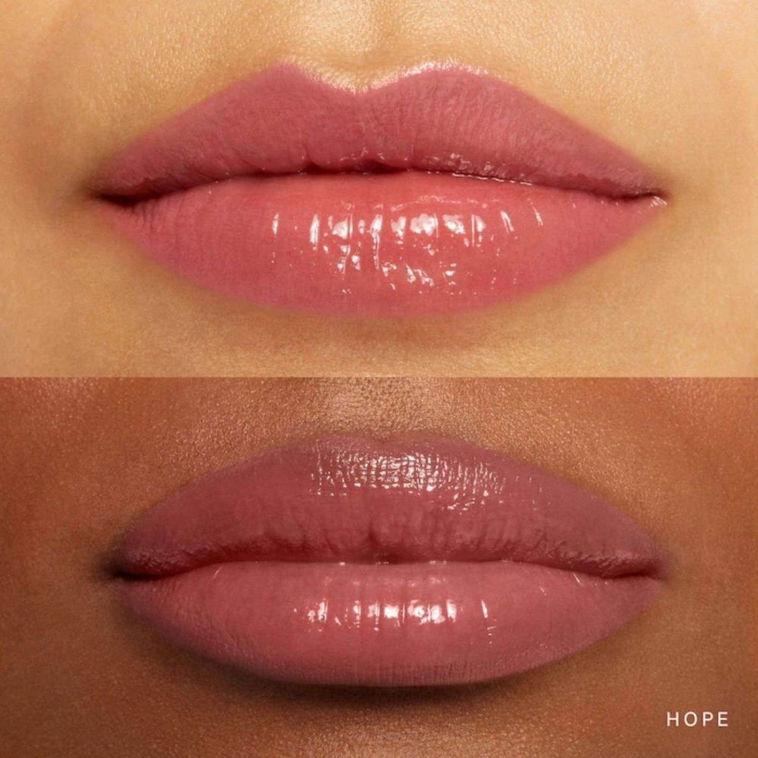 MINI ACEITE LABIAL CON COLOR RARE BEAUTY TINTED LIP OIL - HOPE - 2