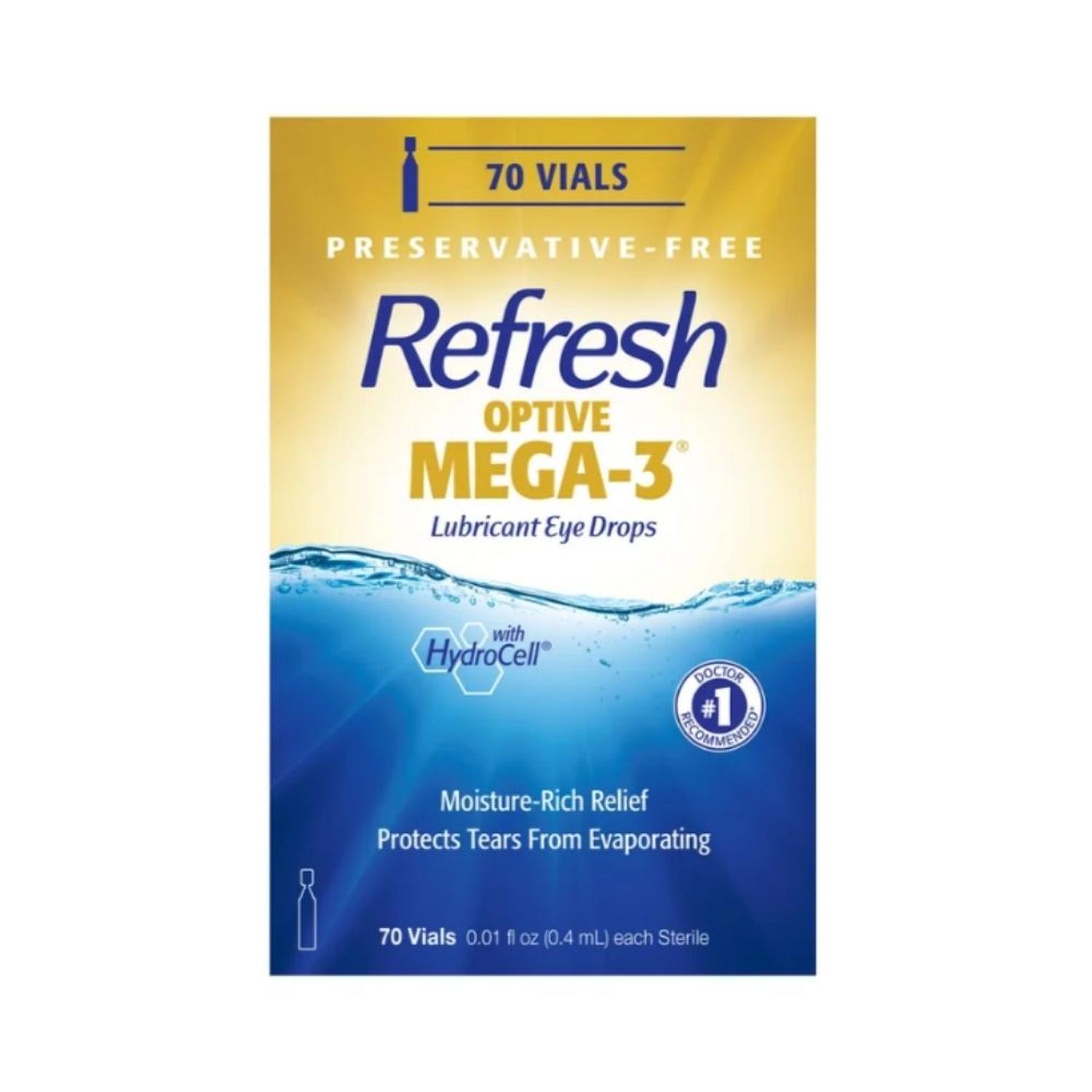 GOTAS LUBRICANTES PARA OJOS REFRESH OPTIVE MEGA-3 - 70 ENVASES INDIVIDUALES - 2