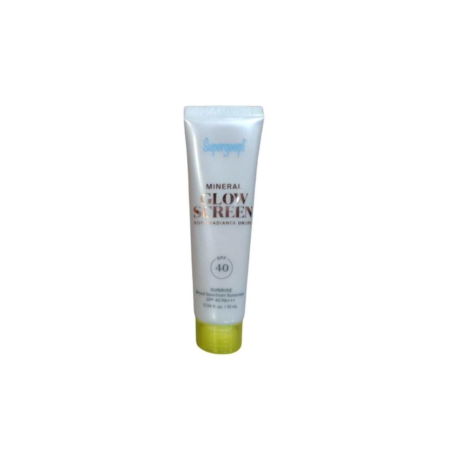 SETX2 MINIS SUPERGOOP PROTECTOR SOLAR GLOWSCREEN SPF 40 SUNRISE 10 ML + MINERAL GLOWSCREEN 10 ML - 2