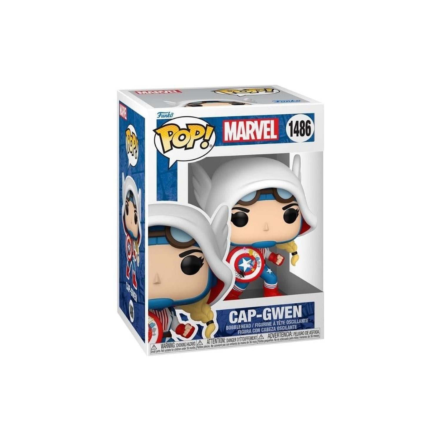 FUNKO POP MARVEL SPIDER-GWEN CAP-GWEN - 1