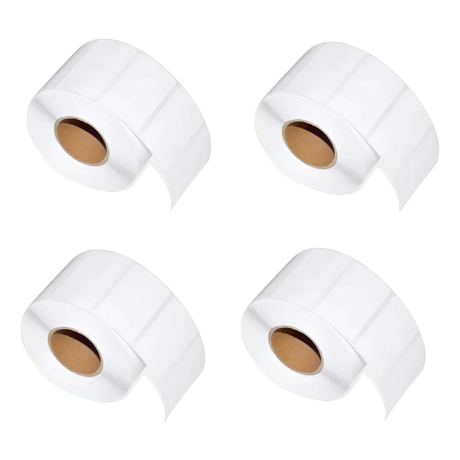 04 ROLLOS DE 1300 C/U ETIQUETAS ADHESIVAS TÉRMICAS 1.5X1 PULGADAS / 3.8X2.54 CM - 1