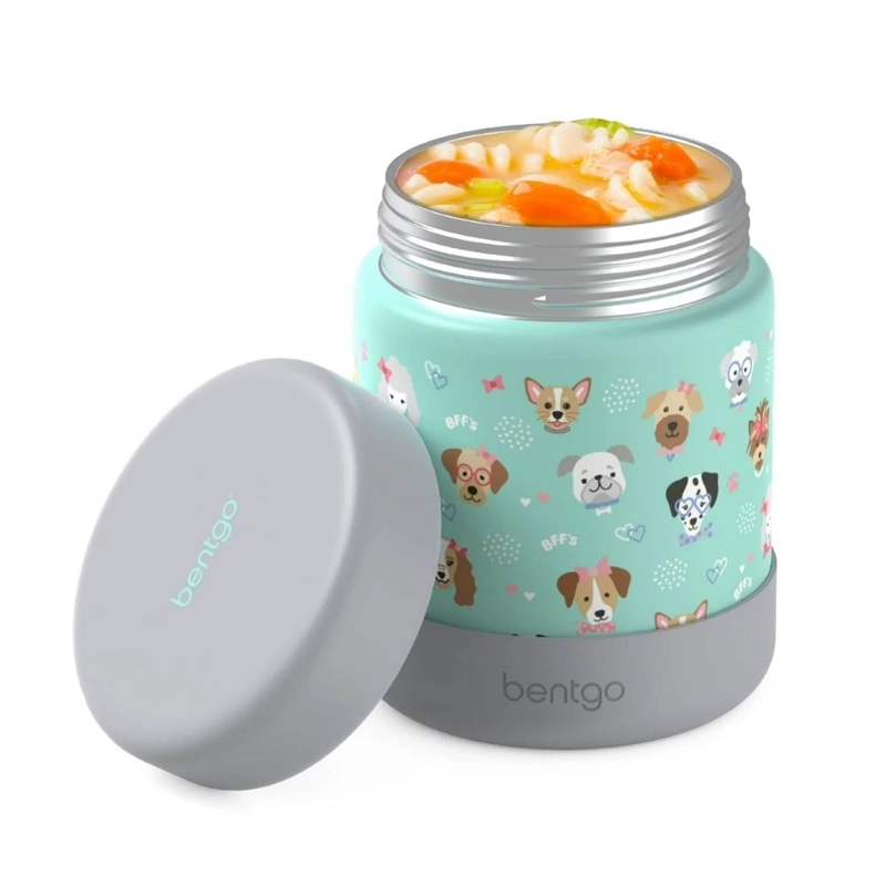JAR DE ACERO INOXIDABLE BENTGO KIDS - PUPPY LOVE - 1