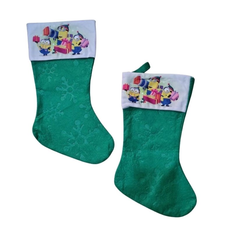 PACKX2 BOTA NAVIDEÑA MINIONS - VERDE - 1