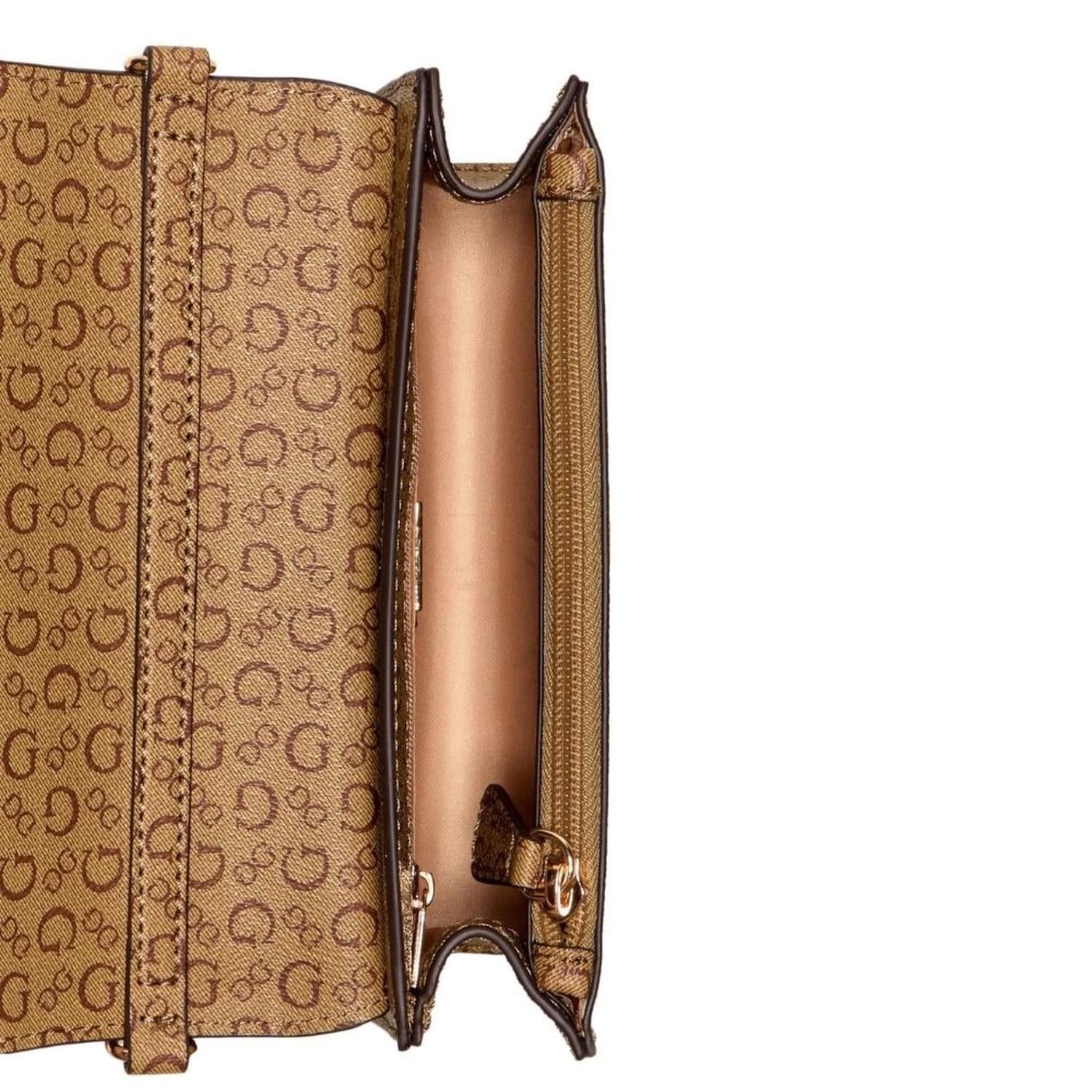 CARTERA CROSSBODY GUESS SAFRON - MARRON - 3