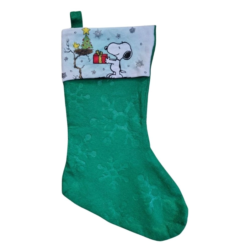 PACKX2 BOTA NAVIDEÑA SNOOPY PEANUTS - VERDE - 2