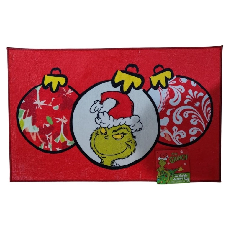 TAPETE O ALFOMBRA NAVIDEÑA LAVABLE THE GRINCH - 50X81CM - 3