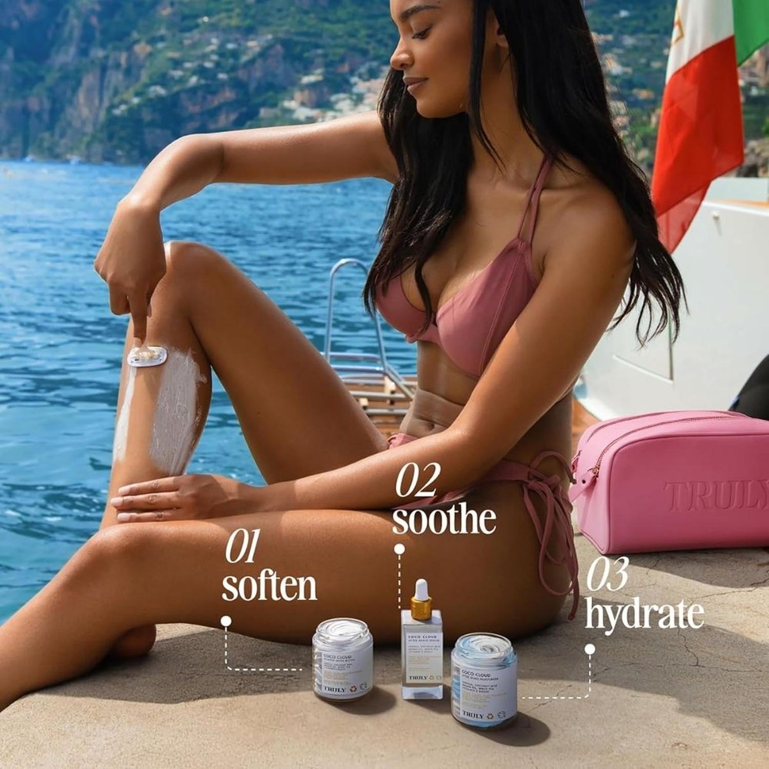 ACEITE PARA DESPUÉS DEL AFEITADO TRULY PREVIENE VELLO ENCARNADO COCO CLOUD - 90 ML - 7