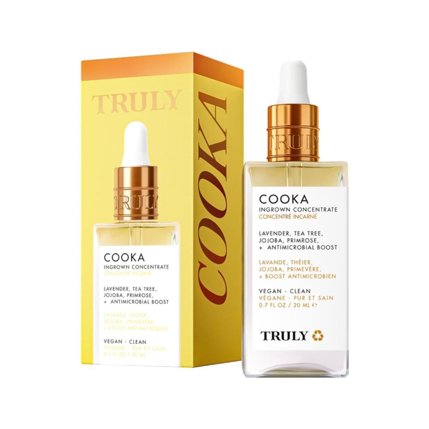 ACEITE TRULY COOKA PREVIENE LA IRRITACIÓN Y EL CABELLO ENCARNADO - 20 ML - 1
