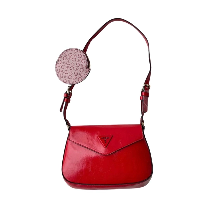 CARTERA CON MONEDERO GUESS HOBO - ROJ - 1