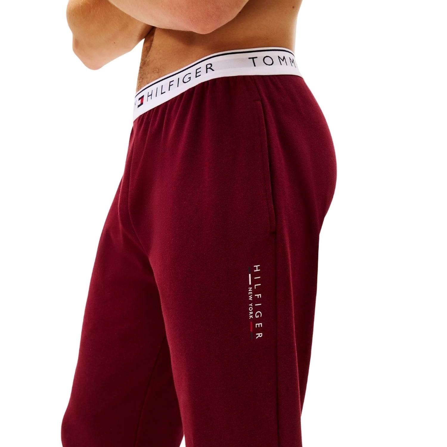 JOGGER TOMMY HILFIGER FRENCH TERRY - GUINDA - 3
