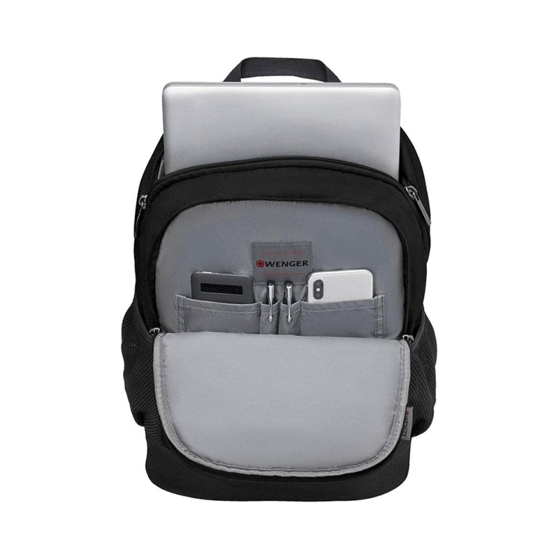 MOCHILA WENGER QUADMA 16'' NEGRO - 4