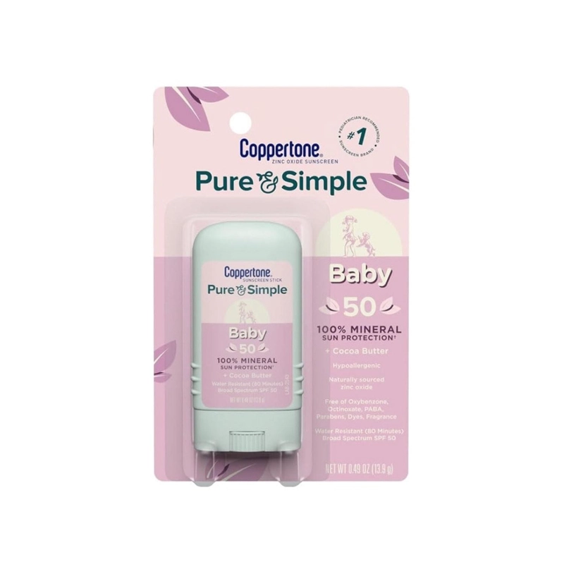 PROTECTOR SOLAR EN BARRA PARA BEBES COPPERTONE PURE Y SIMPLE SPF 50 - 1